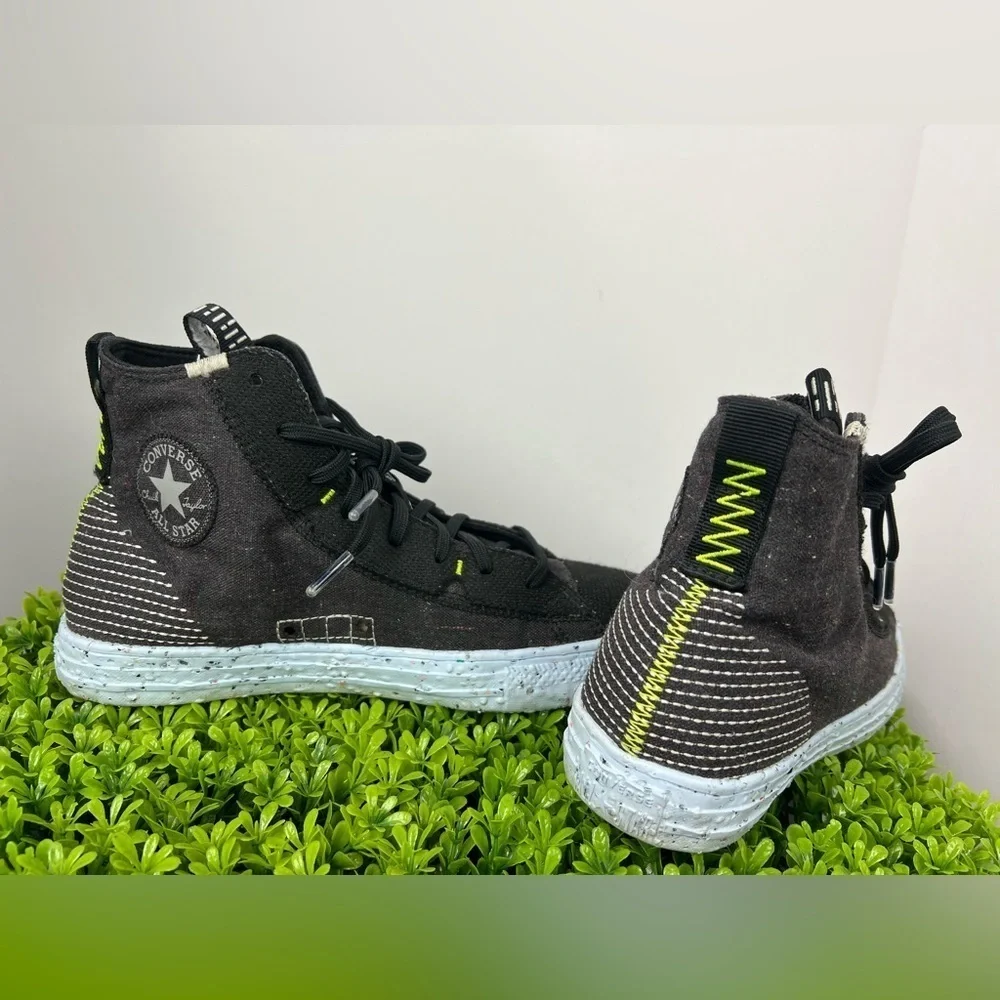 Converse Chuck Taylor All Star Crater Hi Black Sz Mens 7.5 /Wmn 9.5